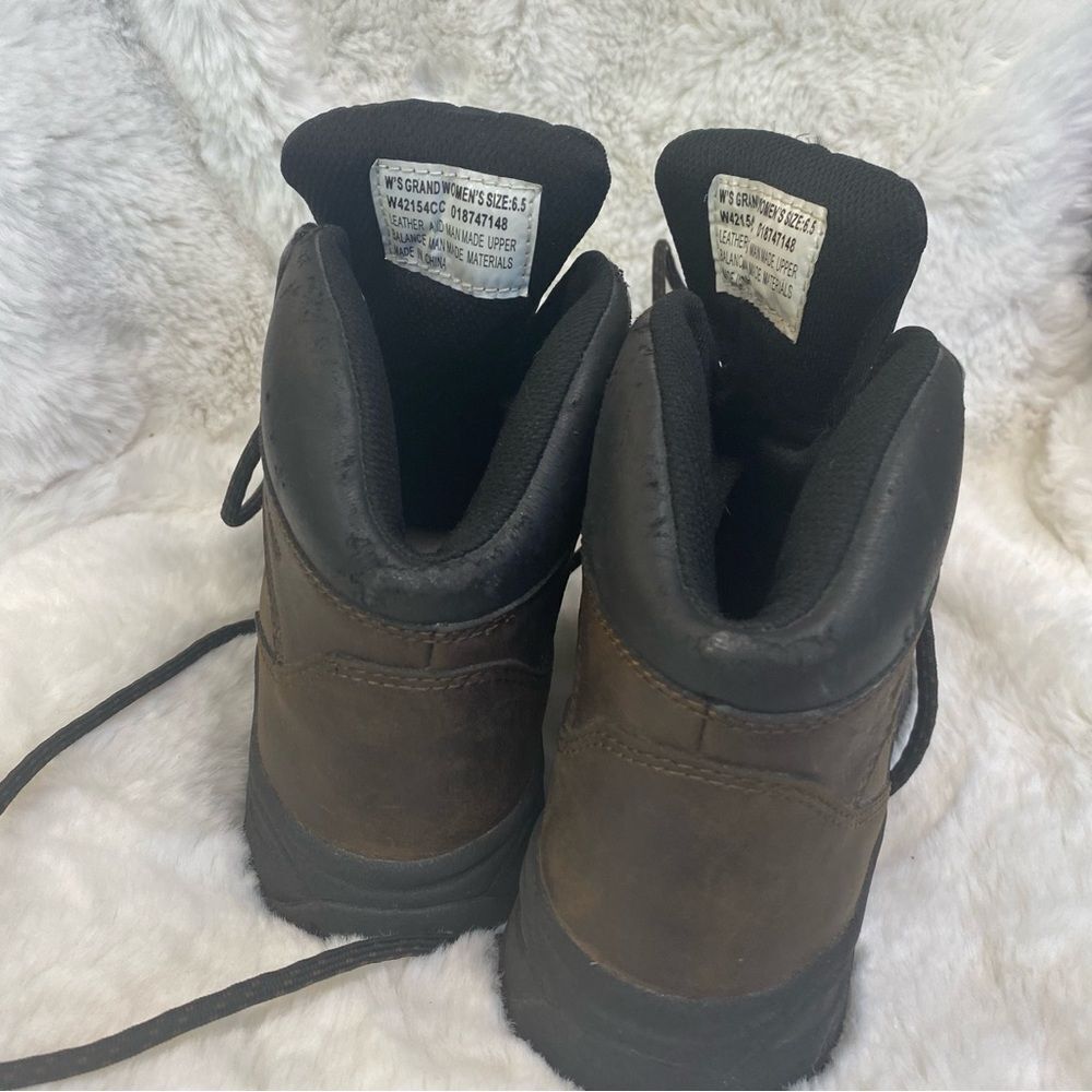 Alpine Design Grand woman brown leather waterproof hiking boots 6.5 - Picture 6 of 14